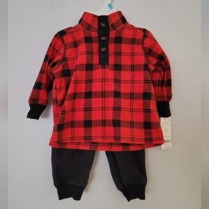 Carter's Fleece Outfit Size 6 Months NWT